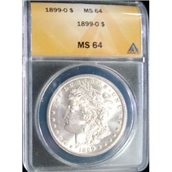 1899O  Morgan $ ANACS64
