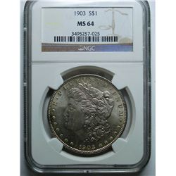 1903  Morgan $  NGC64