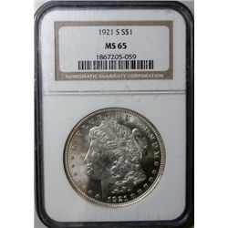 1921S  Morgan $  NGC65  65 GS bid = $1375
