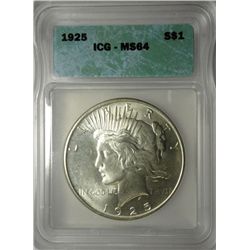 1922   Peace $  PCGS62