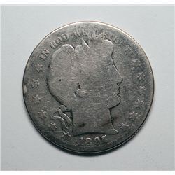 1897S Barber half $  G/AG3