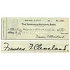 Image 1 : Frances Cleveland Signed Check