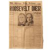 Image 1 : Roosevelt Dies Newspaper