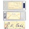Image 1 : Ty Cobb Envelope Signed