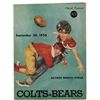 Image 1 : Colts/Bears 1956 Program