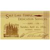Image 1 : Mormon Salt Lake Temple Ticket
