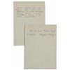 Image 1 : Ernest Hemingway Note