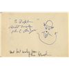 Image 1 : Charlie Chaplin Signature & Sketch