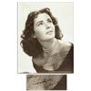 Image 1 : Elizabeth Taylor Signed Photo