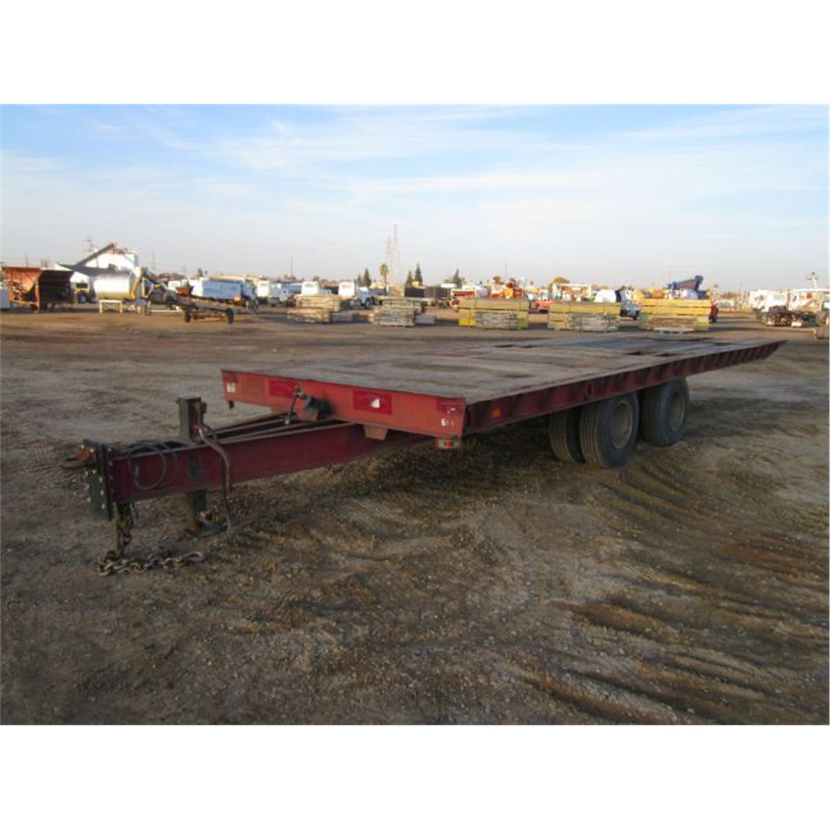 1980 Zieman T/A TiltDeck Equipment Trailer