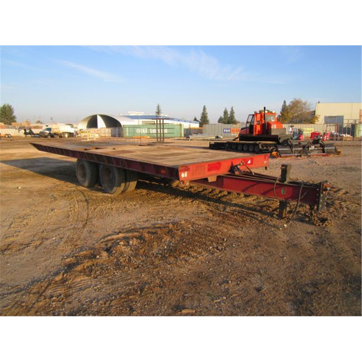 1980 Zieman T/A TiltDeck Equipment Trailer