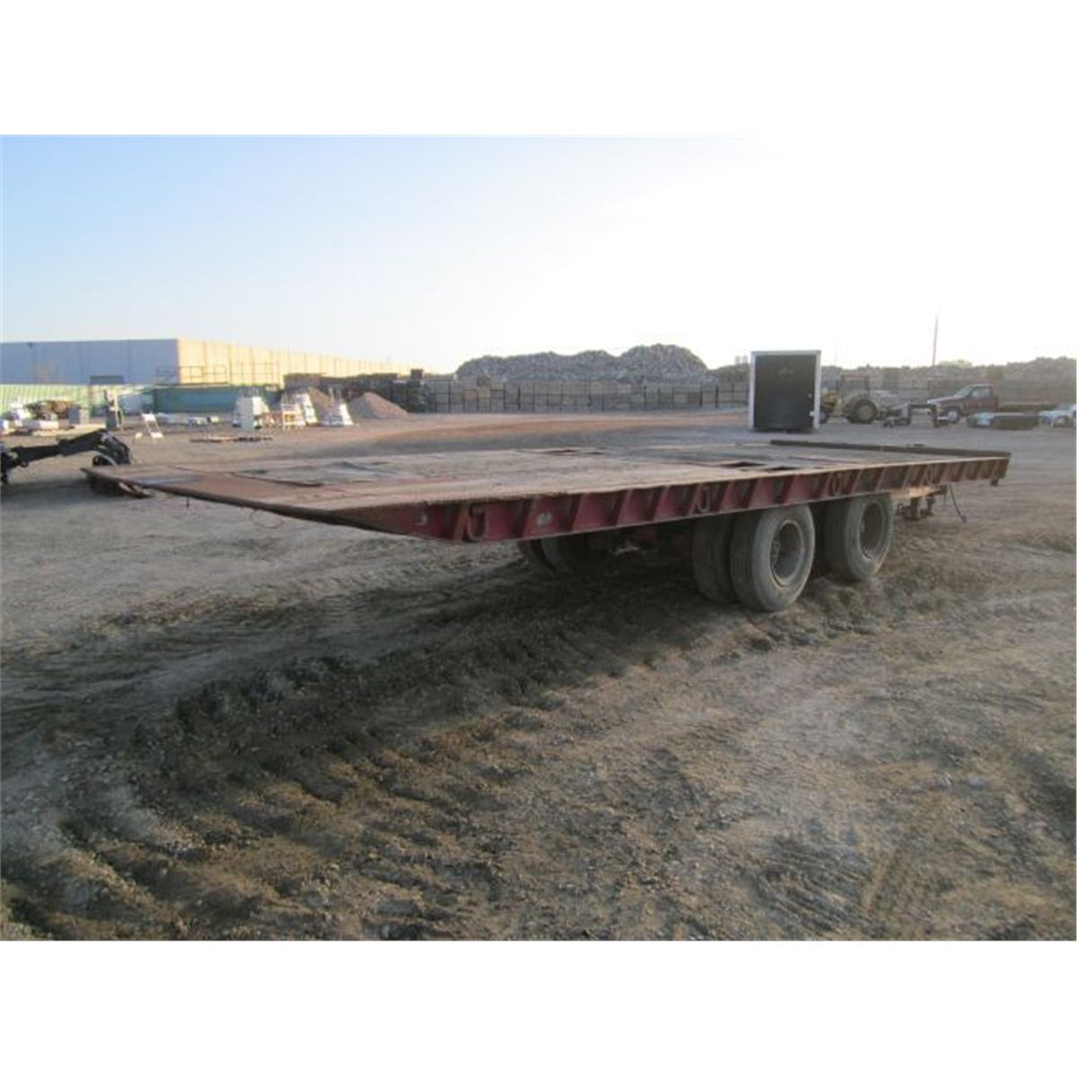 1980 Zieman T/A TiltDeck Equipment Trailer