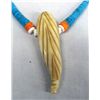 Image 3 : Navajo Corn Maiden Necklace w/Turquoise Heishi