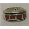 Image 3 : Vintage Native American Inlay Coral Ring