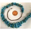 Image 2 : Navajo Turquoise Nugget Heishi Necklace