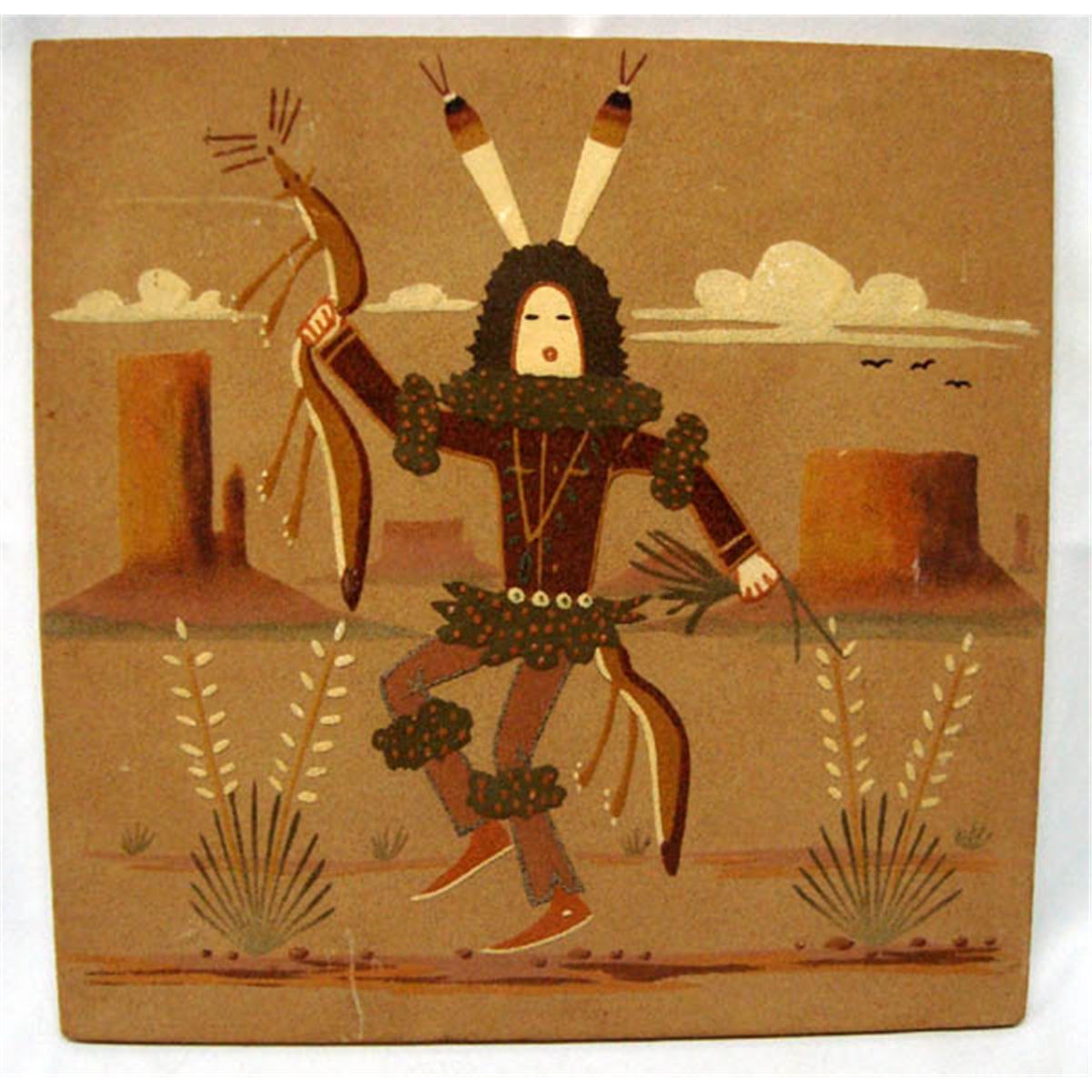 Four Native American Sand Paintings