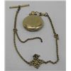 Image 2 : Antique Pocket Watch & Chain