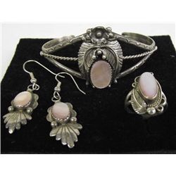 Navajo Silver & Mother-of-Pearl Jewelry