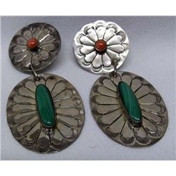 Navajo Concho Earrings