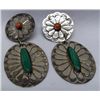 Image 1 : Navajo Concho Earrings