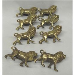 8 Brite & Brassy Lion King Napkin Holders