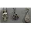 Image 4 : Three Indian Multi-Stone Pendant Necklaces