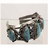 Image 2 : Vintage Navajo Sterling Turquoise Bracelet