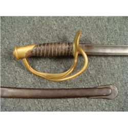 CIVIL WAR CAVALRY SWORD M1860 BY AMES DATED 1862 ORIG