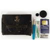 Image 1 : WWI U S NAVY SEWING KIT WITH CONTENTS & PEA COAT BOTTON