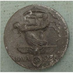 ORIG NAZI 1938 MAY DAY MEDAL ROBINSON-OBERSTEIN-NAHE