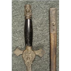 VINTAGE C1900 KNIGHTS OF COLUMBUS FRATERNAL SWORD