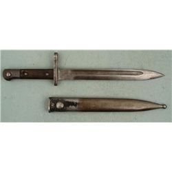 VINTAGE WWII ERA MAUSER RIFLE COMBAT BAYONET