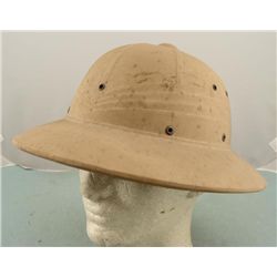 ORIGINAL 1942 WWII US PACIFIC THEATRE NAVY PITH HELMET