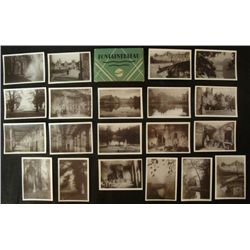 WWII ERA PACKAGE OF 20 PHOTO CARDS OF "FONTAINBLEAU" FR