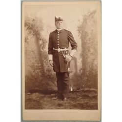 Antique Photograph -Fraternal Masonic Man in Uniform