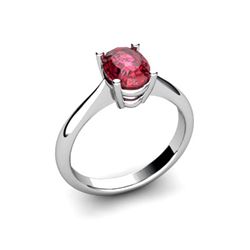 Genuine 0.55 ctw Garnet Ring 14kt White or Yellow Gold