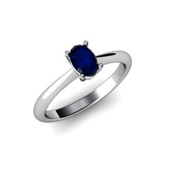 Genuine 3.15 ctw Sapphire Ring 14kt White or Yellow Gold