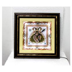 Marble 2 Head Peacock Design Lighted Watch