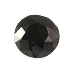 Natural Black Diamond Round Cut 2.90ctw