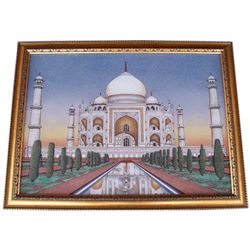 Gemstone Painting Tajmahal