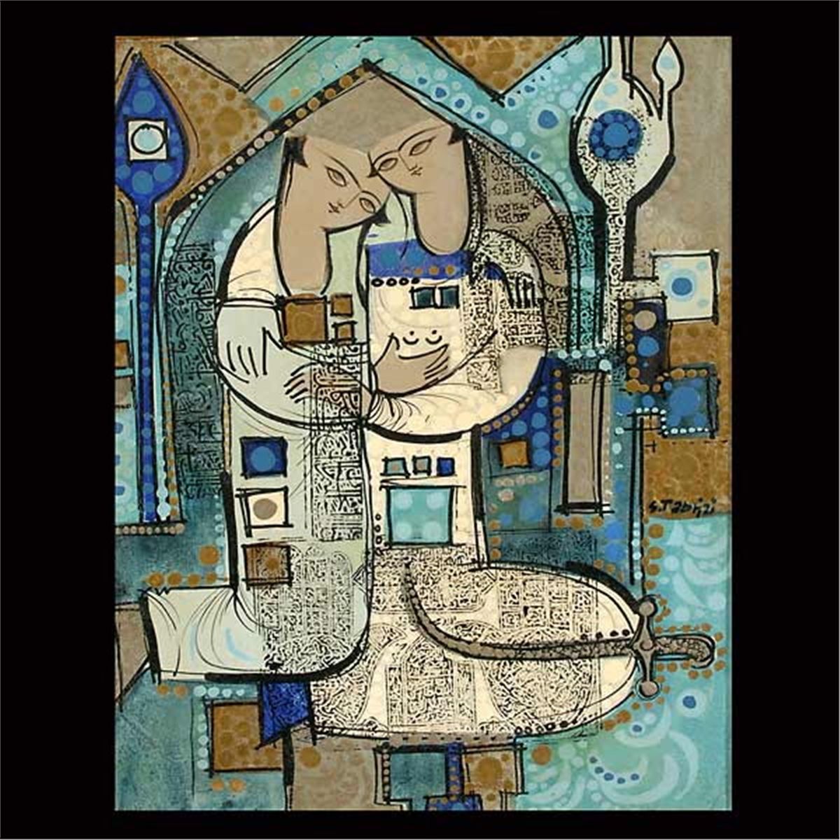 Sadegh Tabrizi modern Iranian art