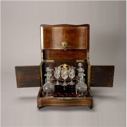 Napoleon III Gilt Brass Rosewood Cave A Liqueur