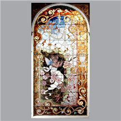 Aesthetic Movement Stained Glass Window
