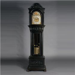 Westminster Ebonized Oak Long Case Clock