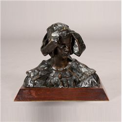 Bronze Bust of Dutch Lady, Ruth Miller