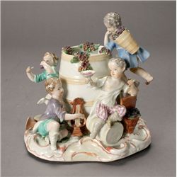 Meissen Bacchanalian Porcelain Group
