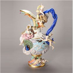 Meissen Porcelain Ewer "Air" from  Elements Series