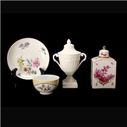 Four German Porcelains, 18th/19th century