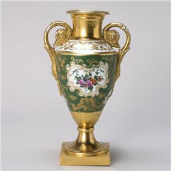 Russian Gilt Bronze Mounted Porcelain Urn