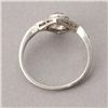 Image 3 : ART DECO DIAMOND, PLATINUM RING.